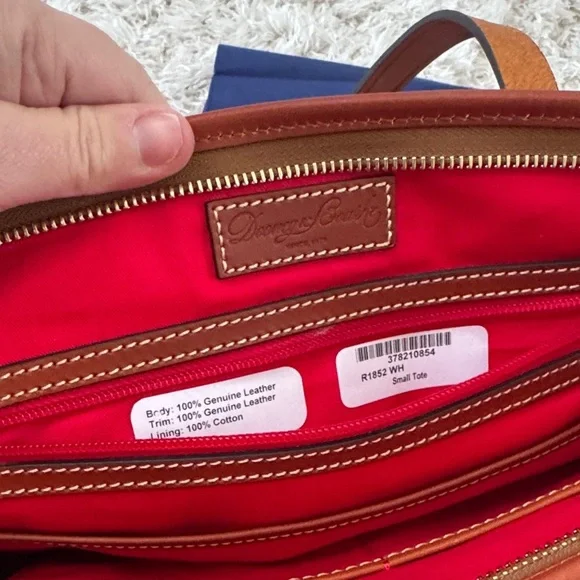 Dooney & Bourke Tan and Brown Tote Bag - Picture 7 of 9